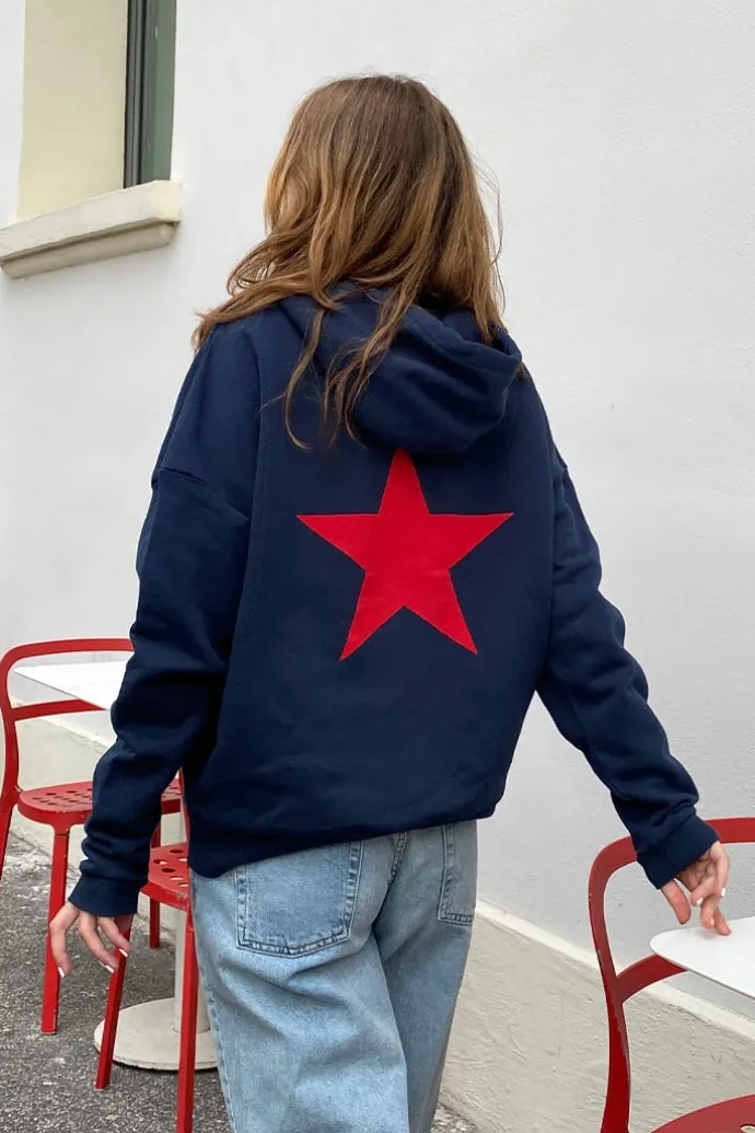 Donna Subdued Felpa Star