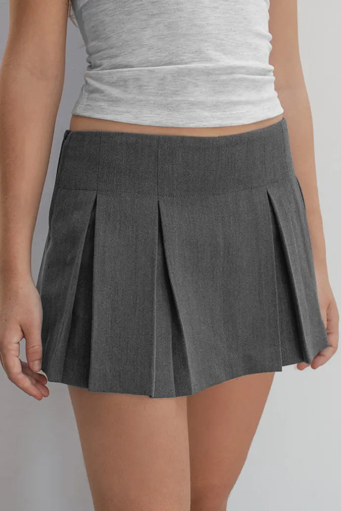 Donna Subdued Gonna shorts con pieghe