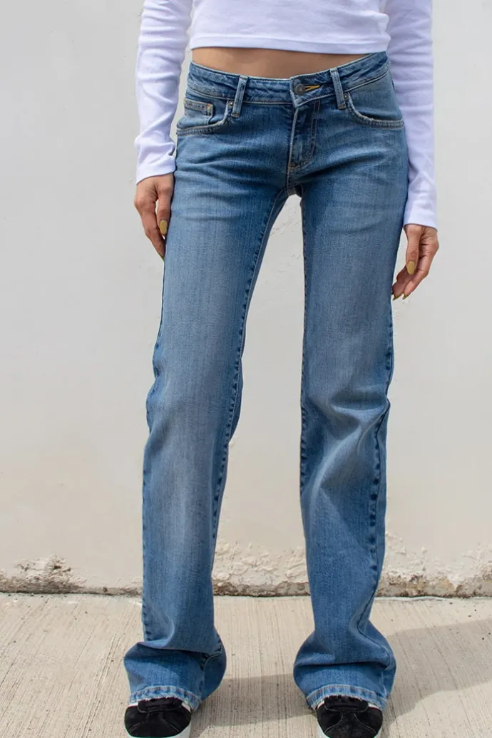 Donna Subdued Jeans flare low waist