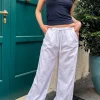 Donna Subdued Pantaloni wide leg con coulisse