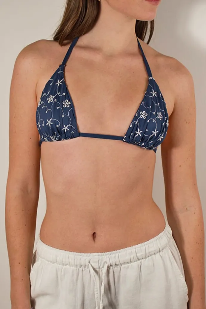 Donna Subdued Top bikini triangolo sangallo