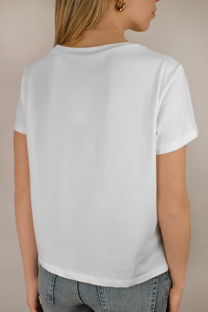 Donna Subdued T-shirt a V
