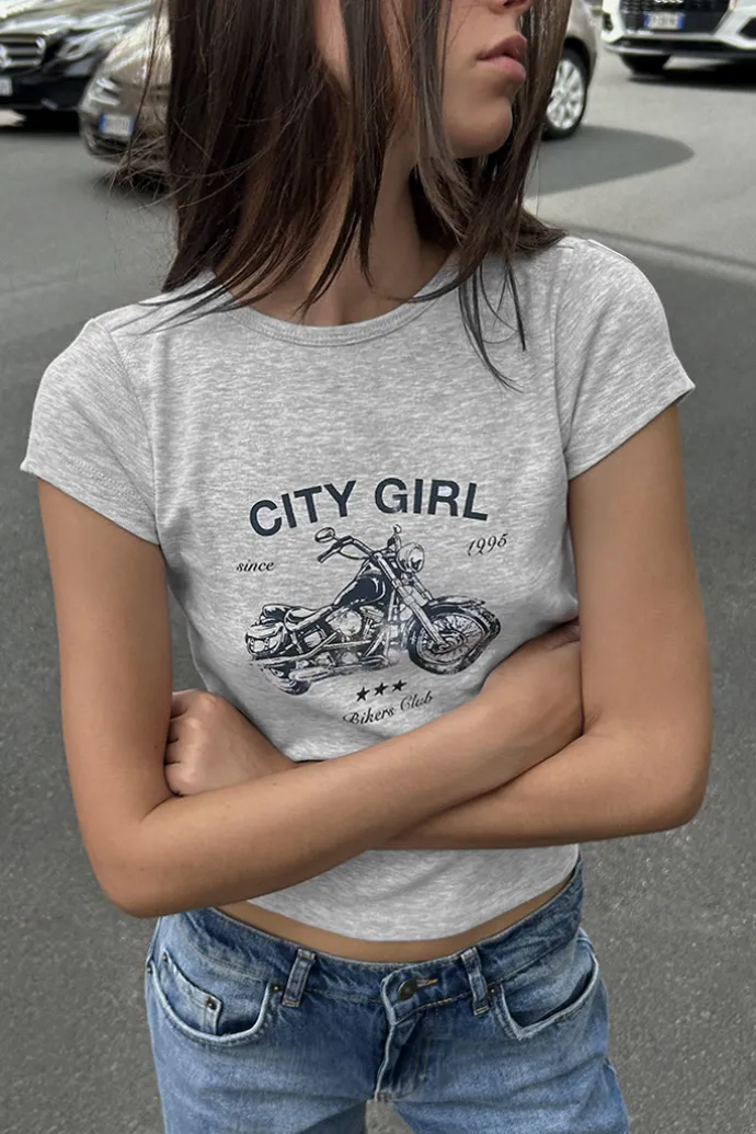 Donna Subdued T-shirt City Girl