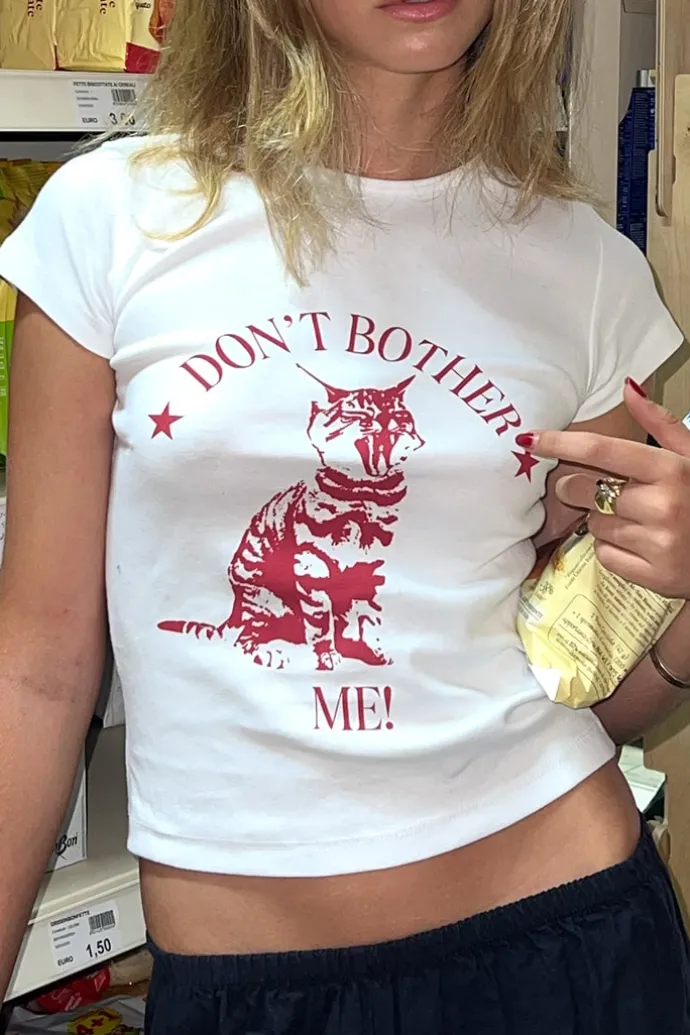Donna Subdued T-shirt Don't bother me